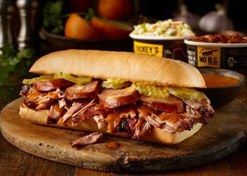 Order Cueban Sandwich Plate food online from Dickey Barbecue Pit store, Orlando on bringmethat.com
