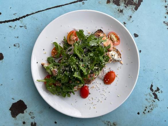 Order Smoked Salmon Avocado Toast food online from Dish Society store, Houston on bringmethat.com