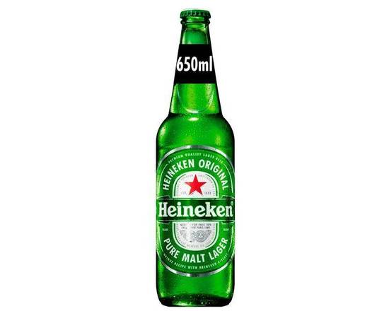 Order Heineken Single Bottle, 12oz glass beer (5.30% ABV) food online from Fresko Market store, Miami on bringmethat.com