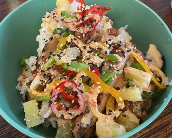 Order Maui Chicken Bowl food online from The Hawaiian Poke Place store, Tarpon Springs on bringmethat.com