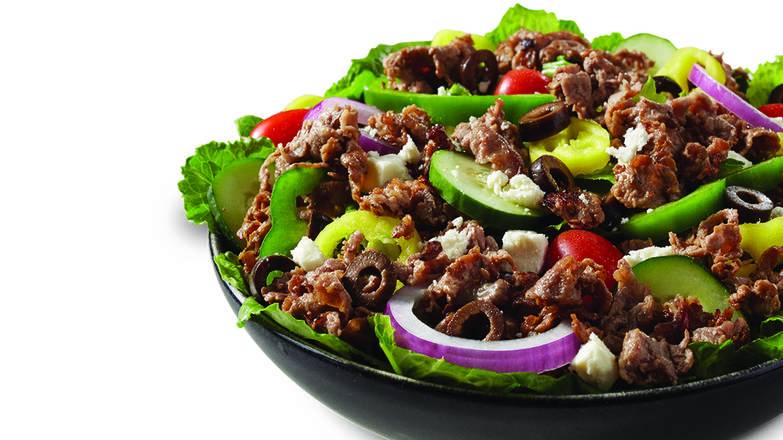 Order Greek Steak Salad food online from Dangelo Grilled Sandwiches store, Auburn on bringmethat.com