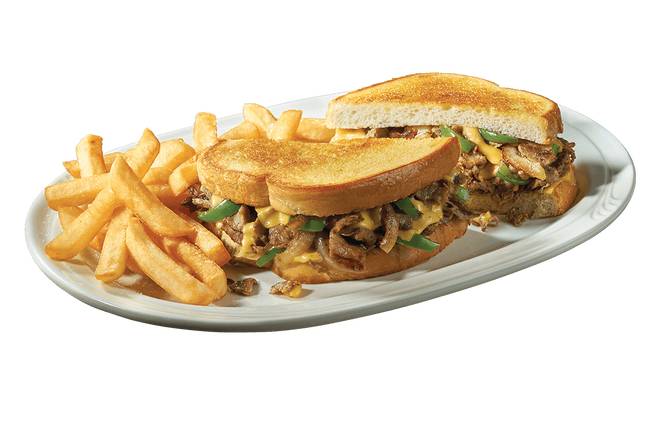 Order Philly Steak & Cheese SuperMelt® food online from Friendly Restaurants store, Orlando on bringmethat.com