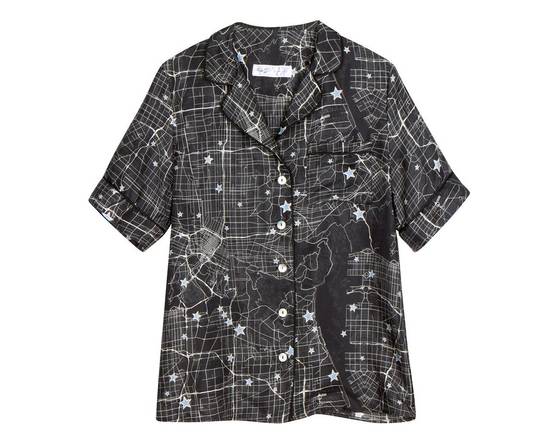 Order Women's Star Map Short Sleeved Shirt (Extra Small) food online from Fred Segal store, Malibu on bringmethat.com