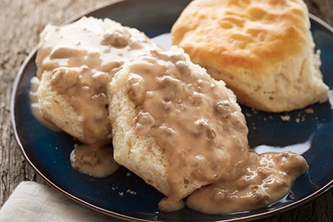 Order Sausage Gravy & Biscuits food online from Bob Evans - Jacksonville #420 store, Jacksonville on bringmethat.com