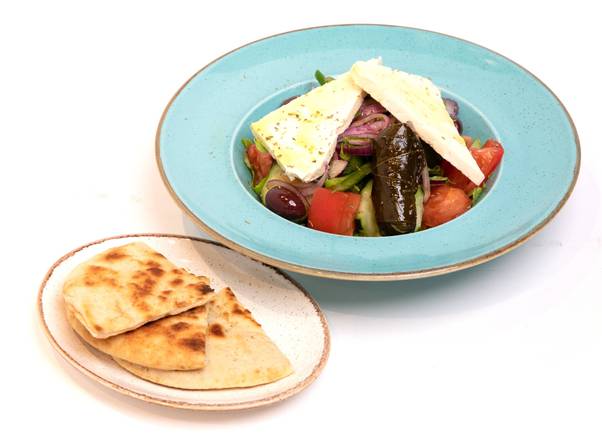 Order Small Greek Salad food online from Vernon Grille store, New York on bringmethat.com