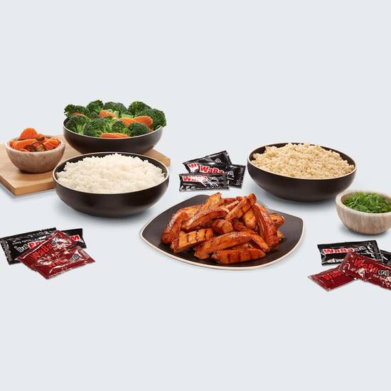 Order Sweet and Spicy Chicken Family Meal food online from Waba Grill store, Claremont on bringmethat.com