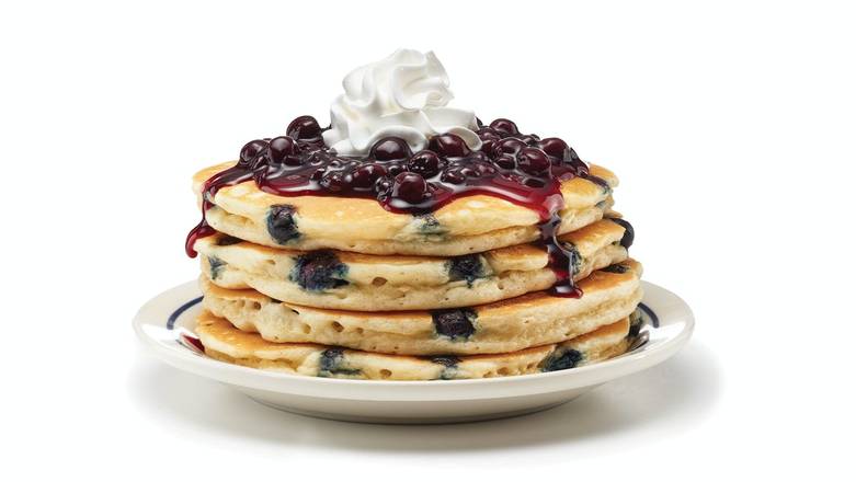 Order Double Blueberry Pancakes food online from IHOP store, Greenbelt on bringmethat.com