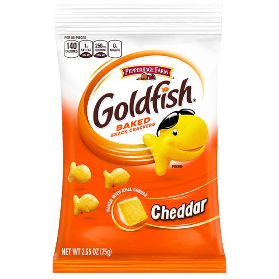 Order Goldfish Crackers Cheddar 2.65oz food online from Casey's General Store store, Kearney on bringmethat.com