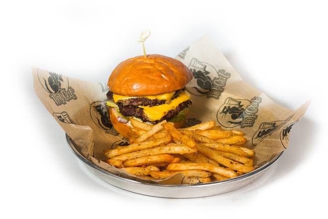 Order DBL Smash Burger food online from Hopcat store, Indianapolis on bringmethat.com