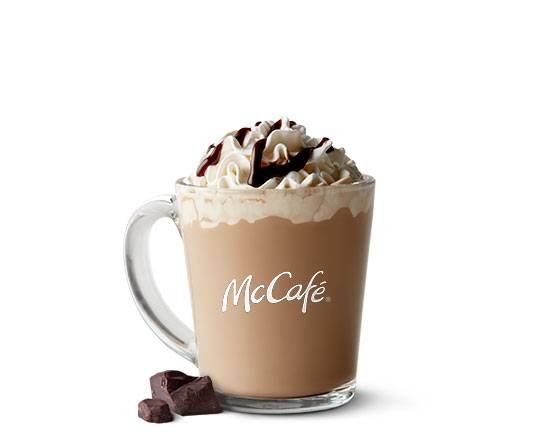 Order Medium Premium Hot Chocolate food online from Mcdonald store, Wingate on bringmethat.com