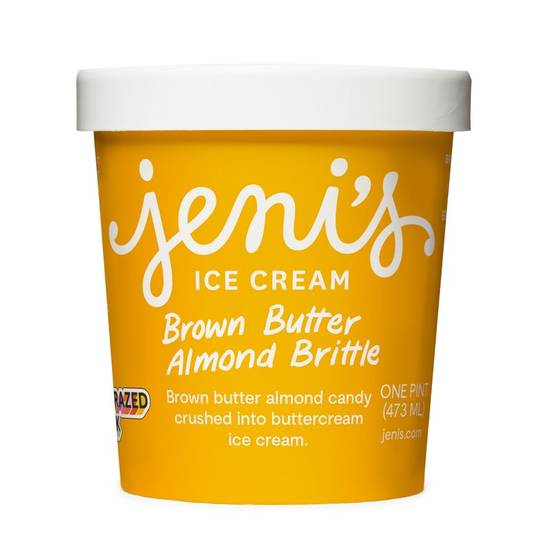 Order Brown Butter Almond Brittle Pint food online from Jeni Splendid Ice Creams store, Tampa on bringmethat.com