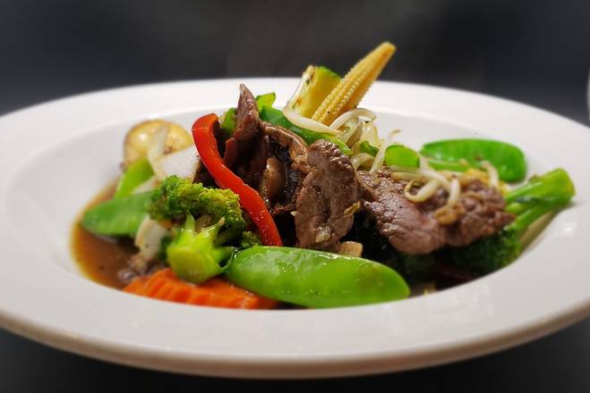 Order Brown Sauce with Mixed Vegetables food online from Siam Rice store, Miami on bringmethat.com
