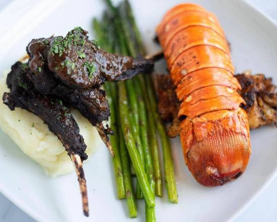 Order Jerk Lamb Chops & Lobster  food online from Jamaican Kitchen store, Los Angeles on bringmethat.com