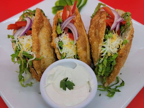 Order 3  Vegan Pizzanada Gordita Empanada Taco food online from Pizzanada store, Bloomfield on bringmethat.com