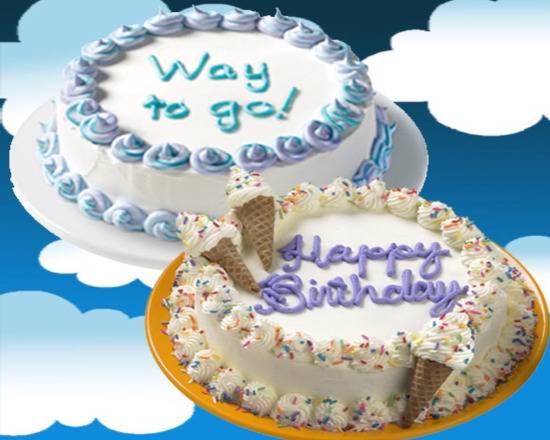 Order Large Cake: Chocolate Chip Cookie Dough & Chocolate Fudge Brownie food online from Ben & Jerry store, Nashville on bringmethat.com