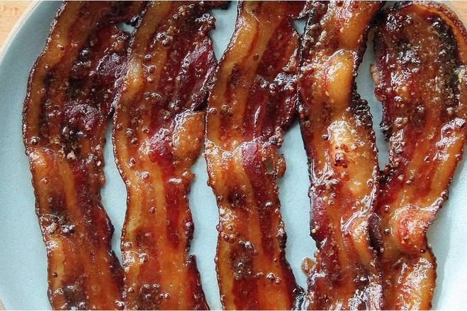 Order Turkey Bacon (3 Slices) food online from The Royal Breakfast store, Fort Myers on bringmethat.com