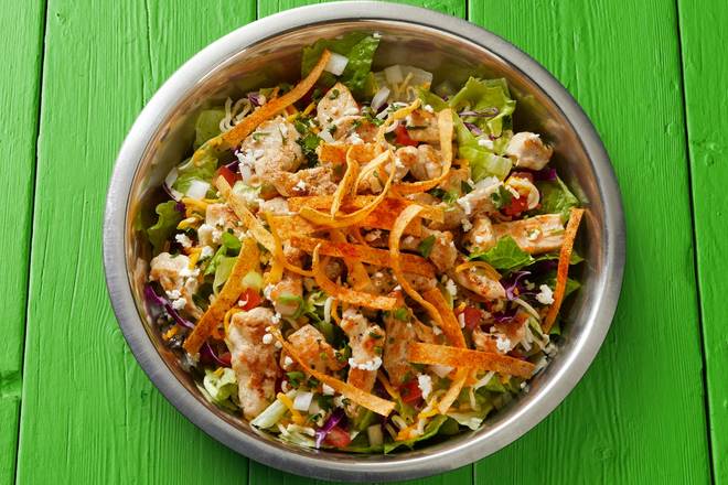 Order Fajita Chicken Salad food online from Fuzzy's Taco Shop store, Beaumont on bringmethat.com