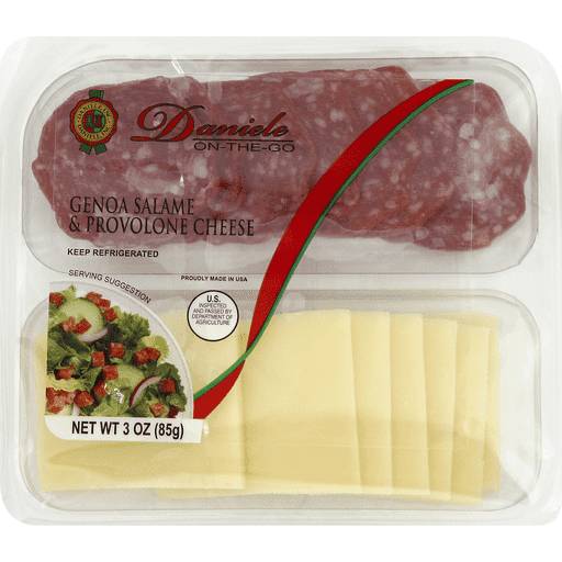 Order Daniele Genoa Salame & Provolone 3oz food online from Everyday Needs by Gopuff store, Stockton on bringmethat.com