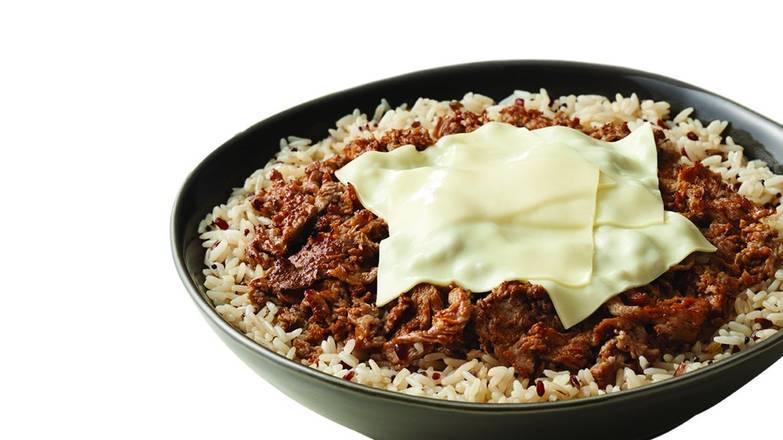 Order Cheese Rice & Grain Bowl (Sirloin Steak) food online from Dangelo Grilled Sandwiches store, Auburn on bringmethat.com