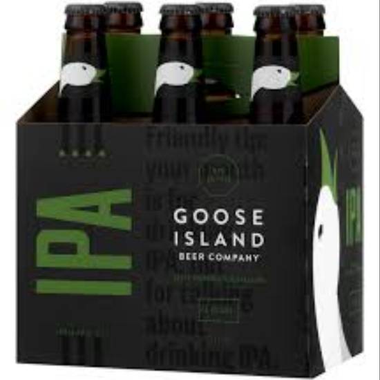 Order GOOSE ISLAND IPA 6PK BOTTLES food online from Duke Liquor & Jr. Market store, Los Angeles on bringmethat.com