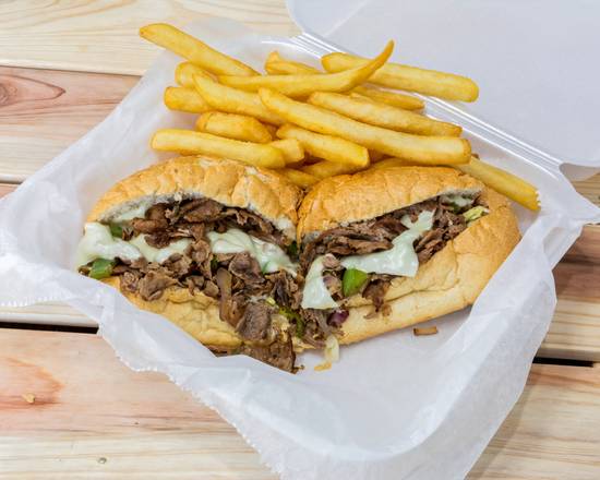 Order Philly Cheese Steak Sandwich food online from Gyro King store, Jacksonville, on bringmethat.com