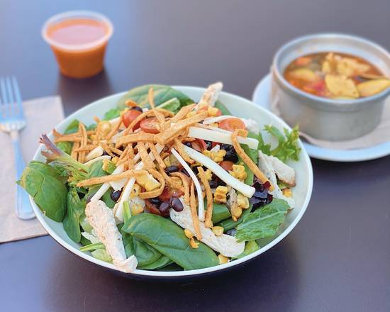 Order Santa Fe Chicken Salad food online from Tin Leaf Fresh Kitchen store, Carlsbad on bringmethat.com