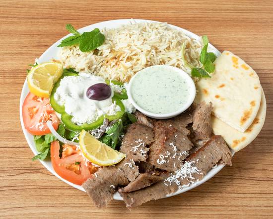 Order Gyro Plate food online from Alazayem store, Seattle on bringmethat.com