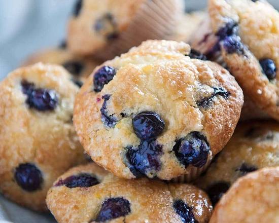 Order Healthy Blueberry Muffins food online from Breakfast To Door store, Mamaroneck on bringmethat.com