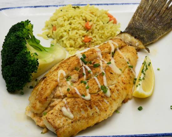 Order Stuffed Flounder food online from Landry's Seafood House store, Orlando on bringmethat.com
