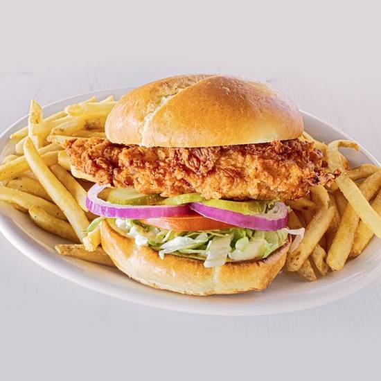 Order Buttermilk Crispy Chicken Sandwich food online from Hurricane Grill & Wings store, Winter Haven on bringmethat.com