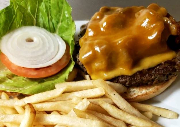 Order Swiss Mushroom Burger food online from Marx Cafe store, Washington on bringmethat.com