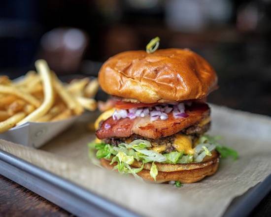 Order The Hoosier Burger food online from Kirkwood Bar & Grill store, Chicago on bringmethat.com