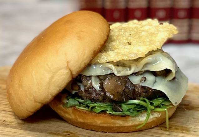 Order Mushroom Truffle Burger food online from Tulsa Bowls & Breads store, Tulsa on bringmethat.com