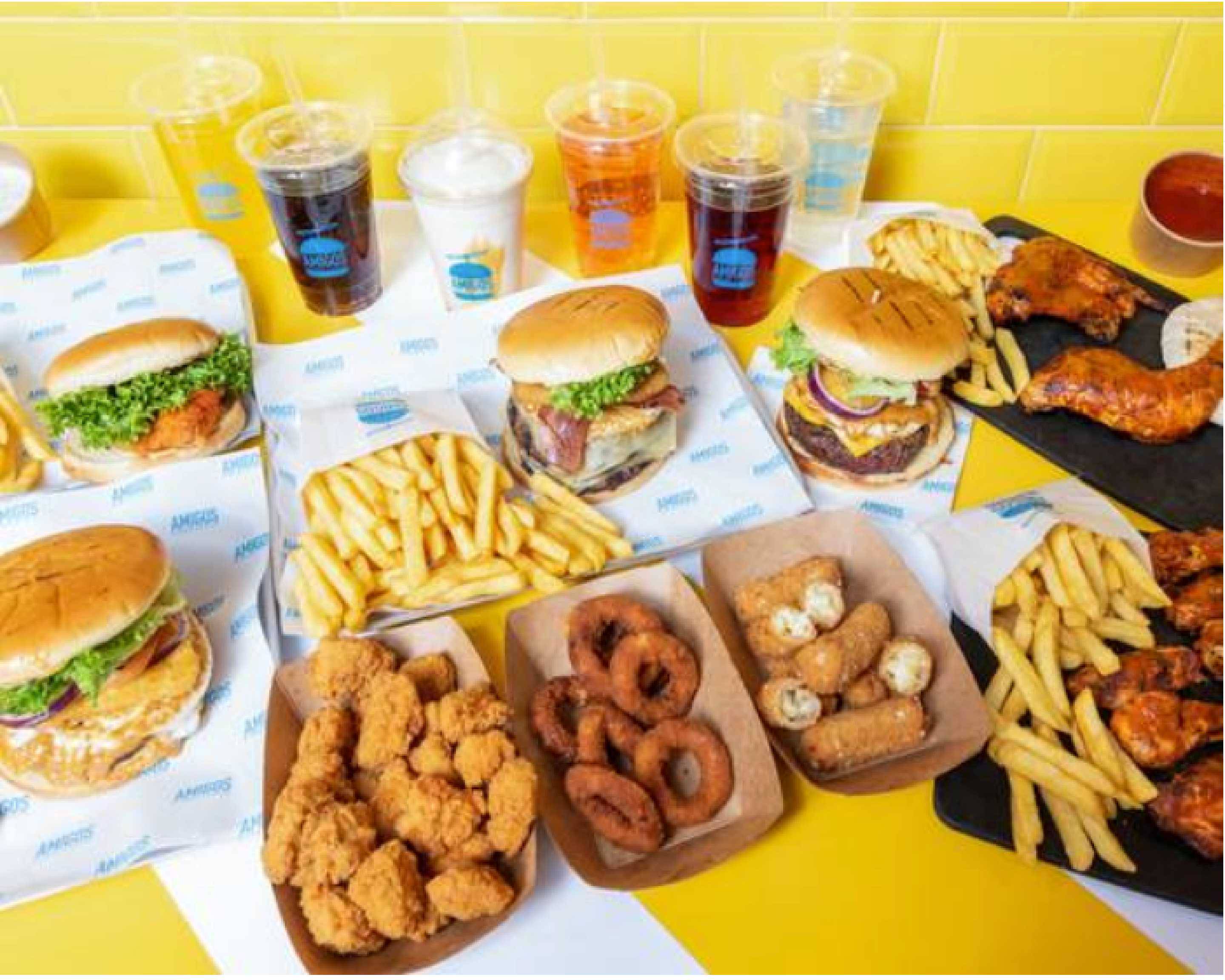 Amigos Burgers and Shakes (Uxbridge) Takeaway in London Delivery Menu