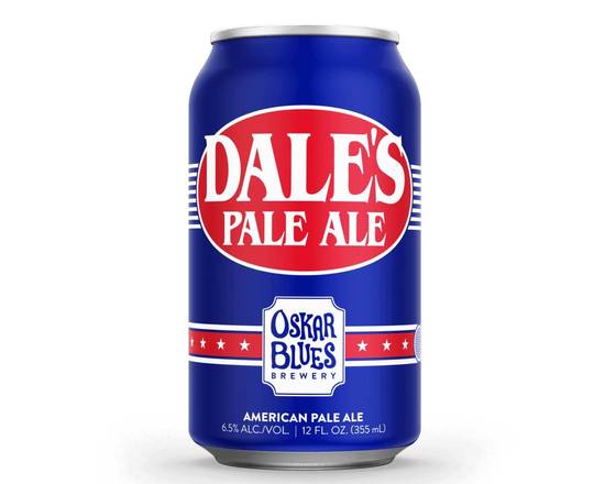 Order Oskar Blues Dale's Pale Ale 6p-12oz food online from Silver Liquor Market store, Los Angeles on bringmethat.com