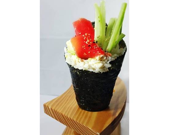 Order Tuna Hand Roll food online from Blue Fish Sushi & Teriyaki store, Huntington Park on bringmethat.com