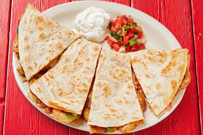 Order Grilled Shrimp Quesadilla food online from Fuzzy's Taco Shop store, Beaumont on bringmethat.com
