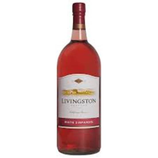 Order LIVINGSTON WHITE ZINFANDEL 1.5 LT BOTTLE  food online from Duke Liquor & Jr. Market store, Los Angeles on bringmethat.com