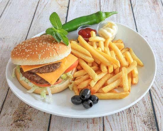 double cheese burger