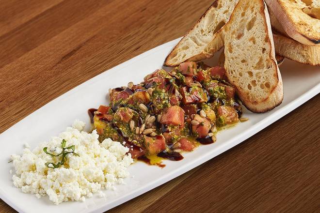 Order Goat Cheese Bruschetta food online from Silver store, Bethesda on bringmethat.com
