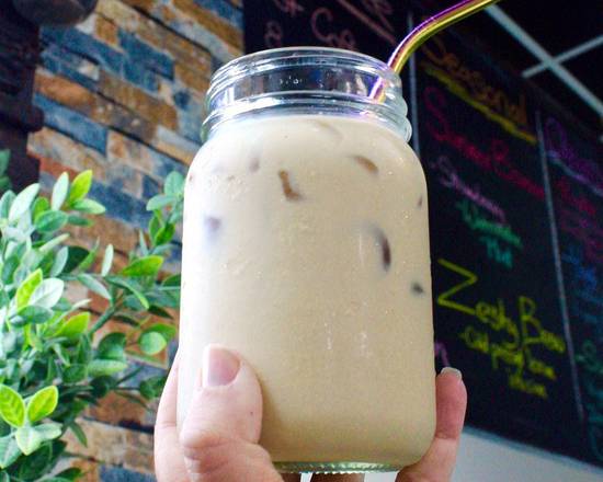 Order 16oz. Iced Cold Brew  food online from Swami Juice Davie store, Davie on bringmethat.com