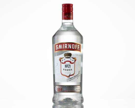 Order Smirnoff, 1.75L vodka (40.0% ABV) food online from Sweeney Liquors store, Hollywood on bringmethat.com