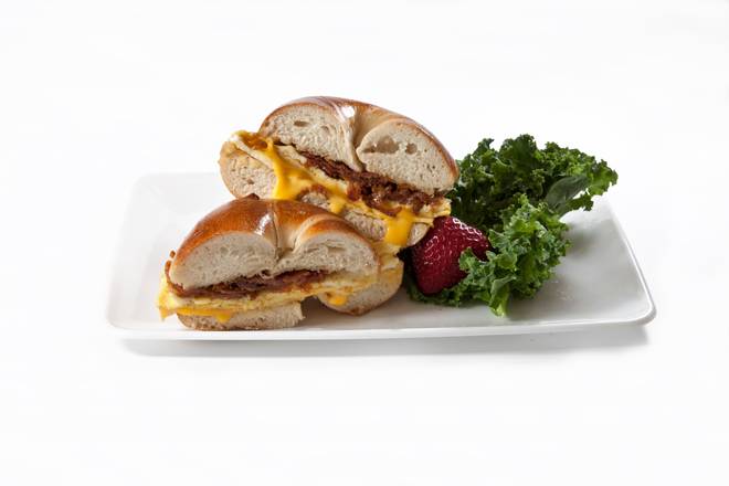 Order 2 Eggs with Choice of Meat food online from Long Island Bagel Cafe store, Scarsdale on bringmethat.com