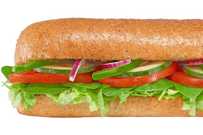Order Veggie Delite® 6 Inch Regular Sub food online from Subway store, Wichita Falls on bringmethat.com