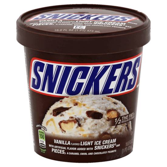 Order Snickers Ice Cream Pint food online from Casey's General Store store, Kearney on bringmethat.com