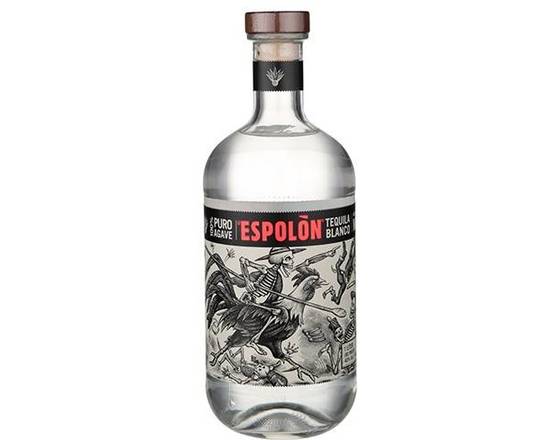 Order Espolon Blanco, 750mL tequila (40.0% ABV) food online from Woodbury Wine & Spirits store, ORLANDO on bringmethat.com
