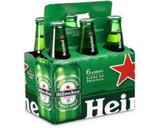 Bière 5° 6x33 cl Heineken
