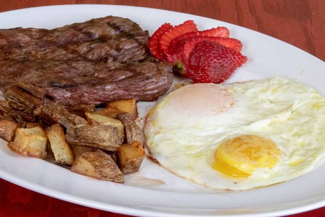 Order Skirt Steak and Eggs (2) food online from Culver Cafe store, Culver City on bringmethat.com