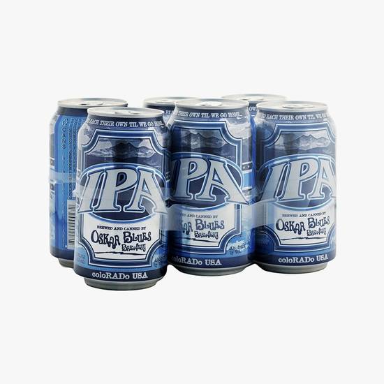 Order Oskar Blues IPA food online from Santa Monica Liquor store, Santa Monica on bringmethat.com