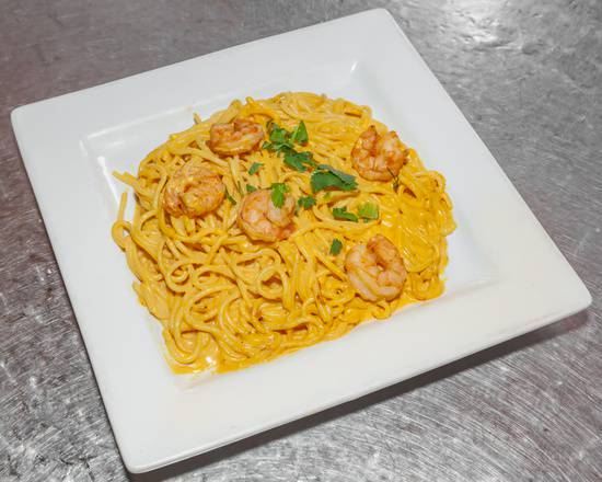 Order Tallarin Huancaina con Camaron food online from La Granja store, Hollywood on bringmethat.com